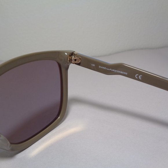 Diane von Furstenberg KARLIE White New Sunglasses main image 8